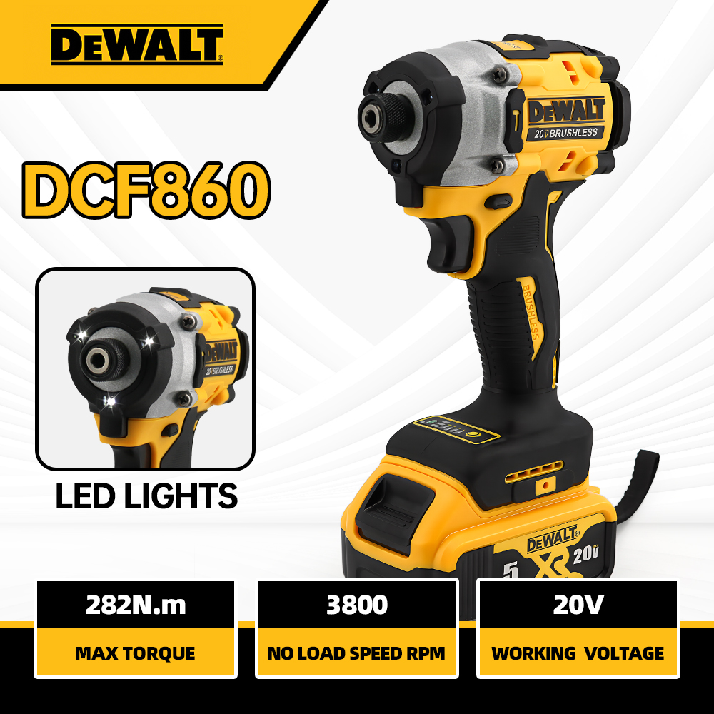 Dewalt Power Tools Xr - Dewalt DCF860 Cordless Brushless Electric Screwdriver
