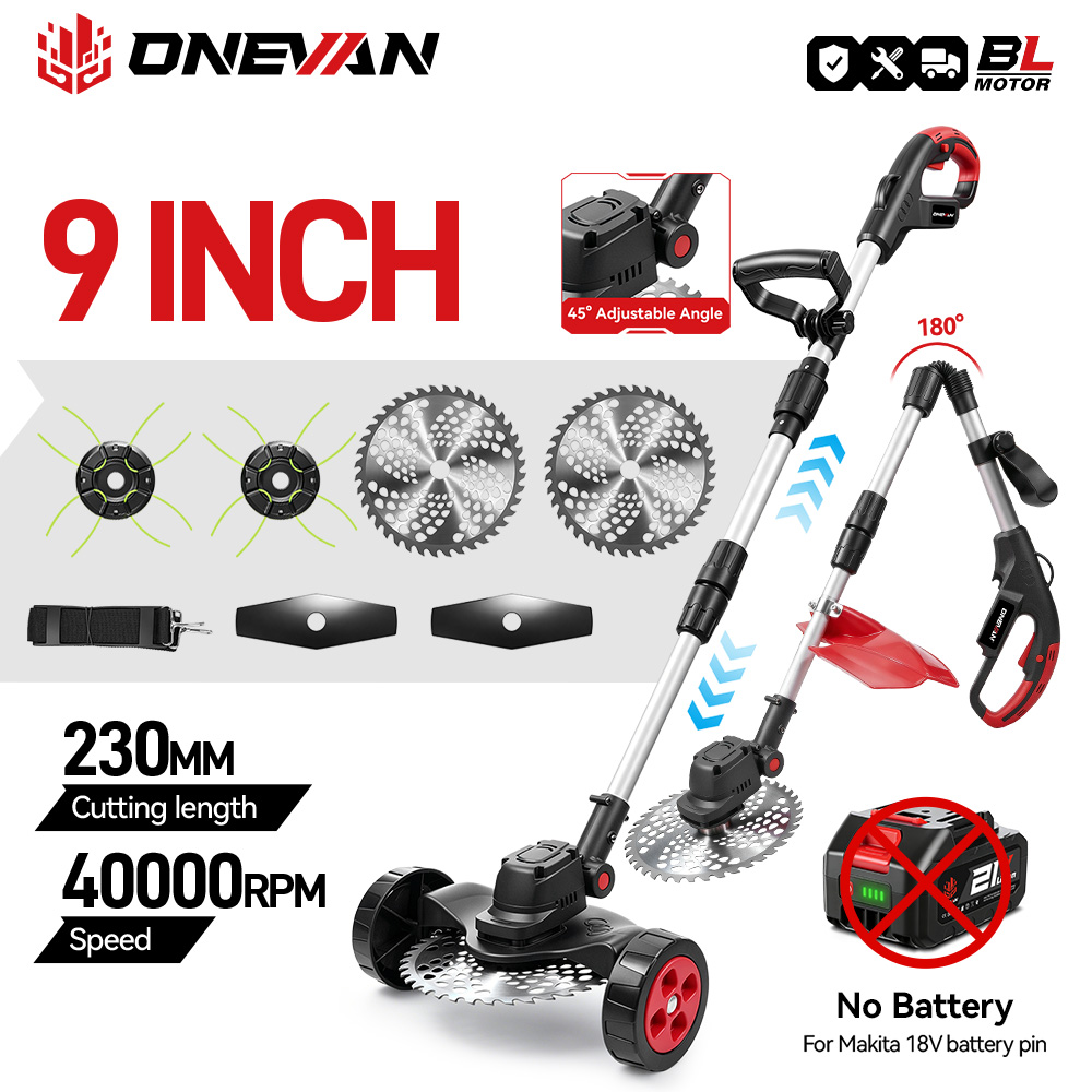 Power Tools Yard - ONEVAN 9Inch 40000RPM Brushless Electric Lawn