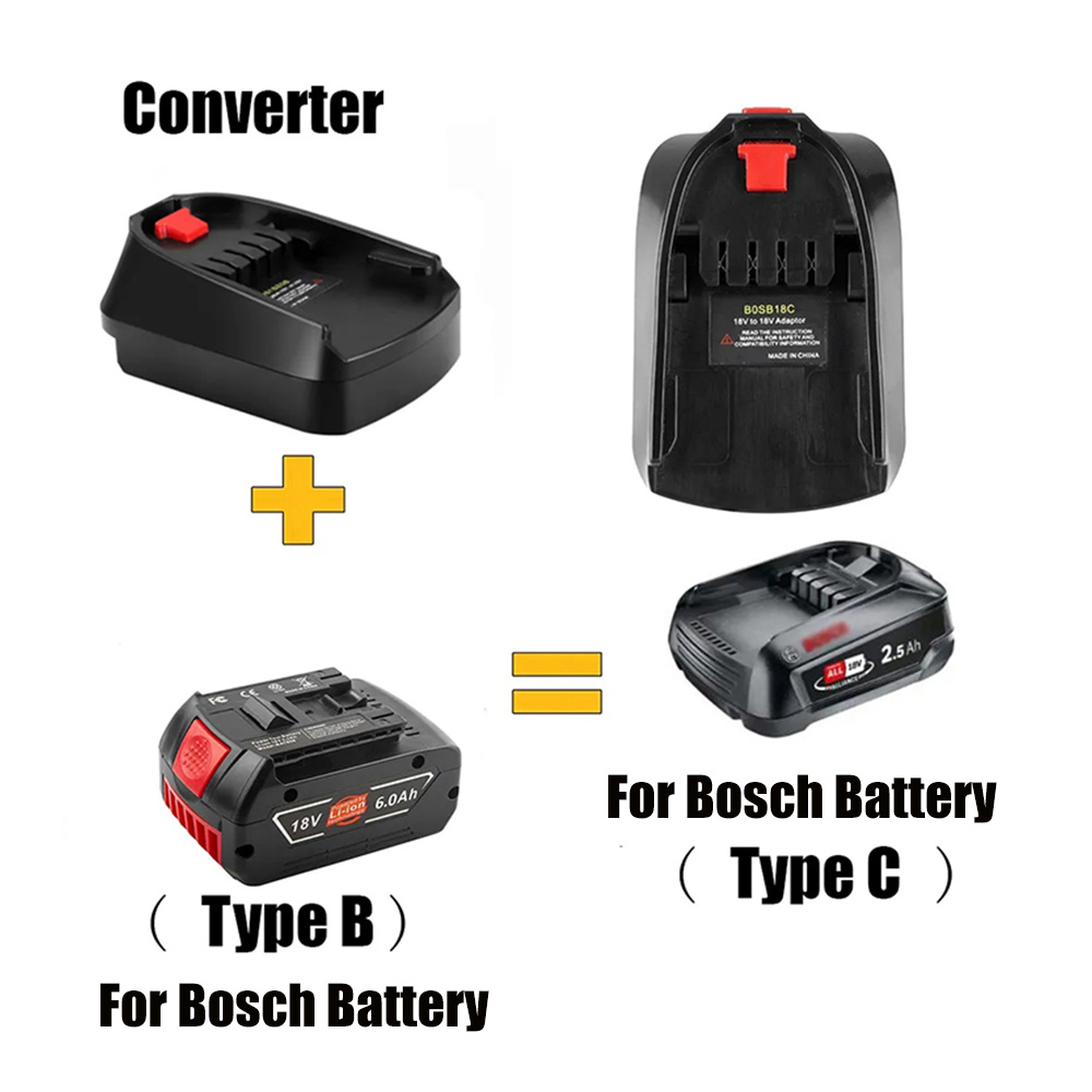 Power Tools That Are Green - Battery Adapter Use For Bosch 18V
