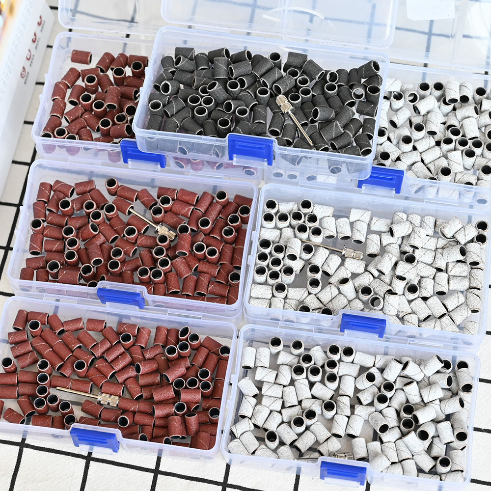 Power Toolbox - 100Pcs/Box Nail Art Sanding Bands #80,#120,#180