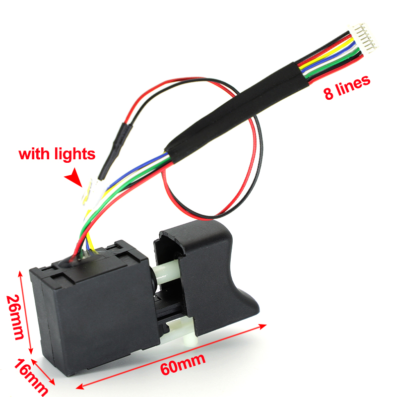 1Pcs Electric Drill Switch Adj - Einhell Power X Tools recension och pris