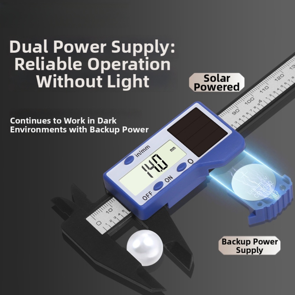 1pc Solar Powered Digital Vern - Power Tools And Engineering recension och pris