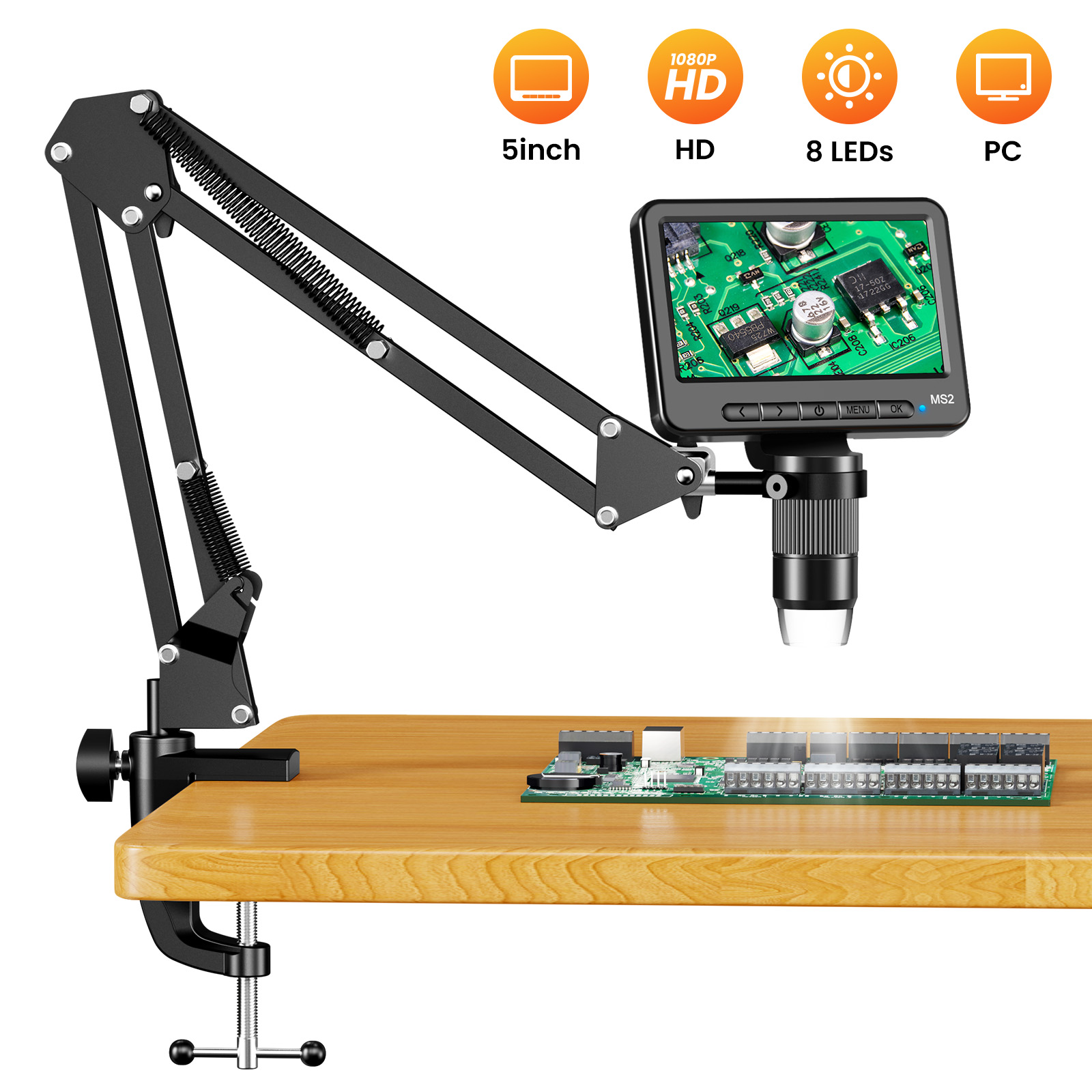 Flexible Arm Stand Digital Mic - Power Tools Video recension och pris