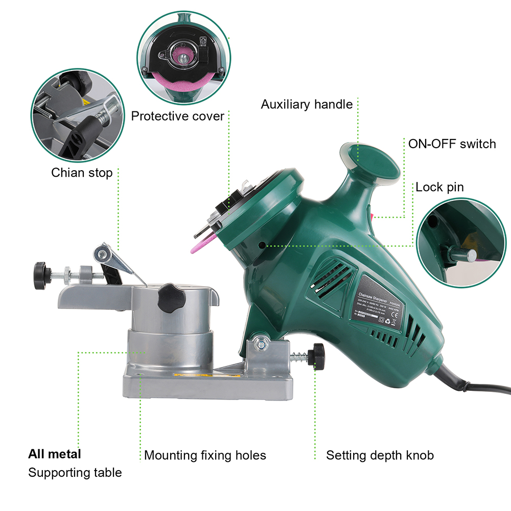 POSENPRO 250W ChainSaw Sharpen - Einhell Power X Tools recension och pris