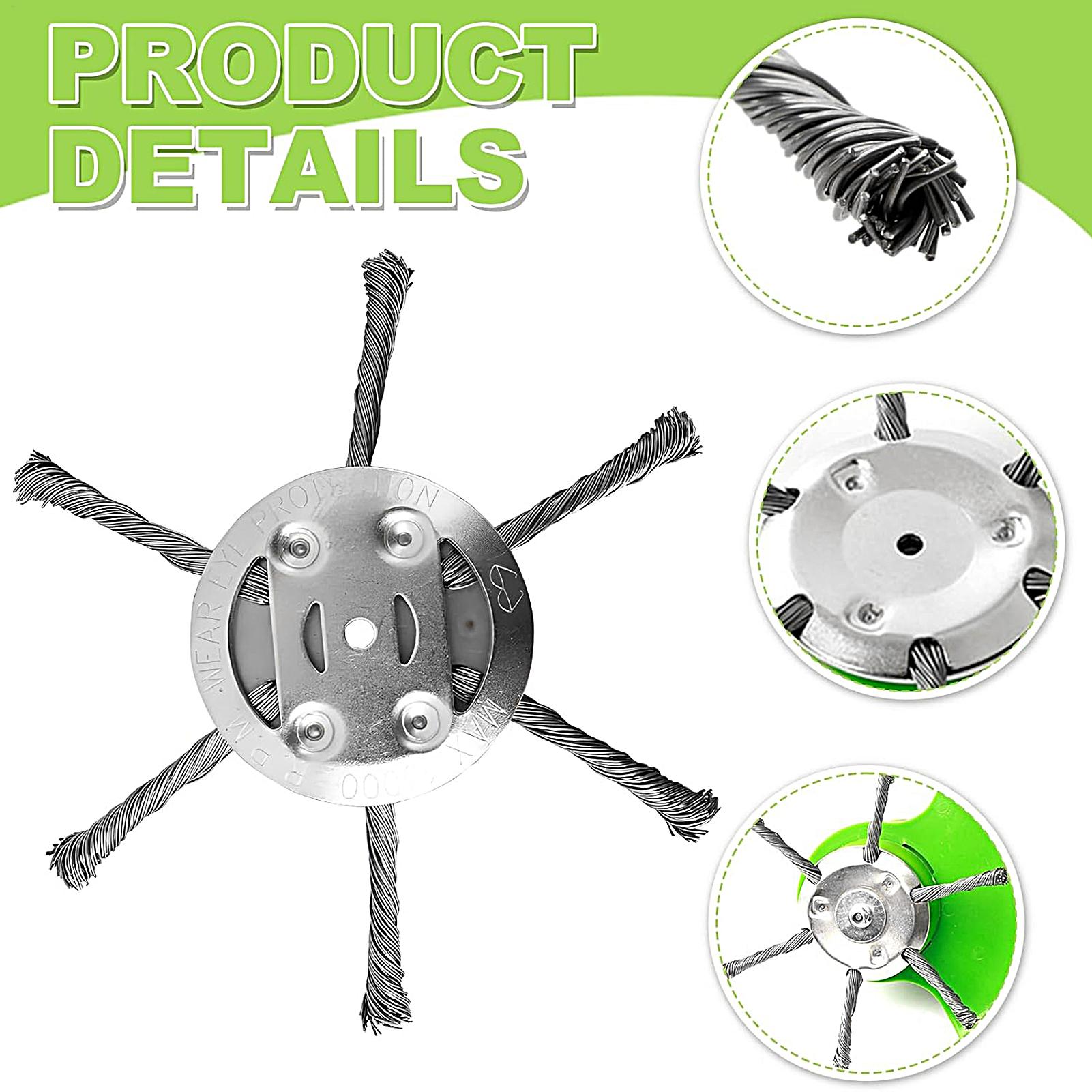 Steel Grass Trimmer Head Cutte - Power Tools Yard recension och pris