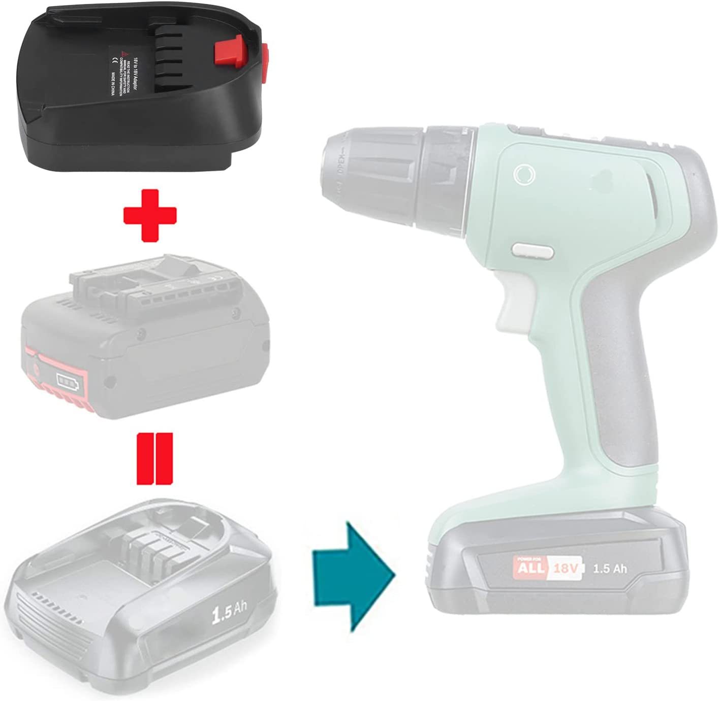 Battery Adapter Use For Bosch  - Power Tools That Are Green recension och pris