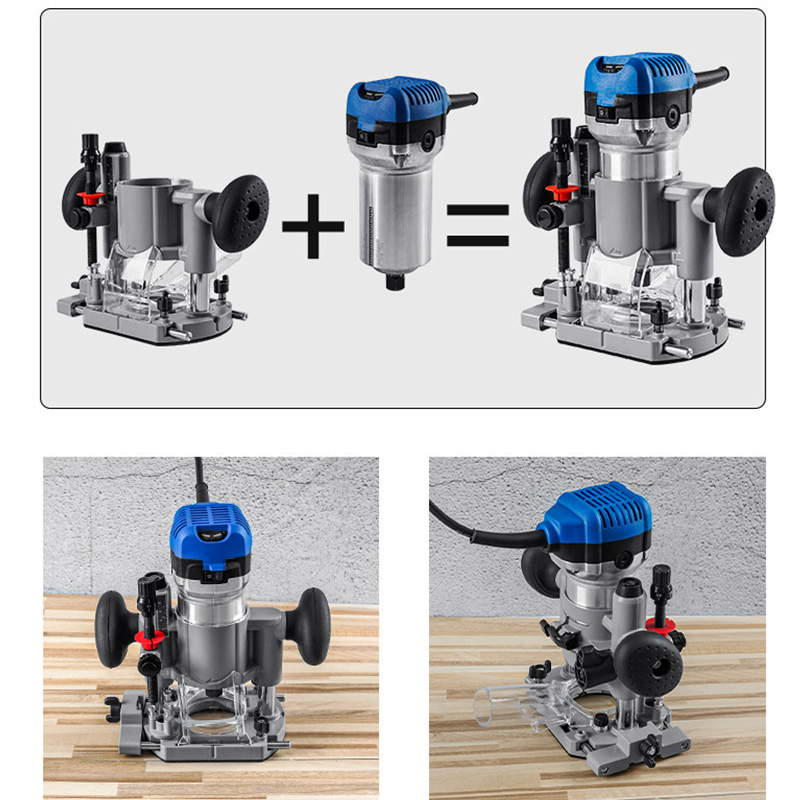 Plunge Base For 65mm Wood Rout - Router Trim Base recension och pris