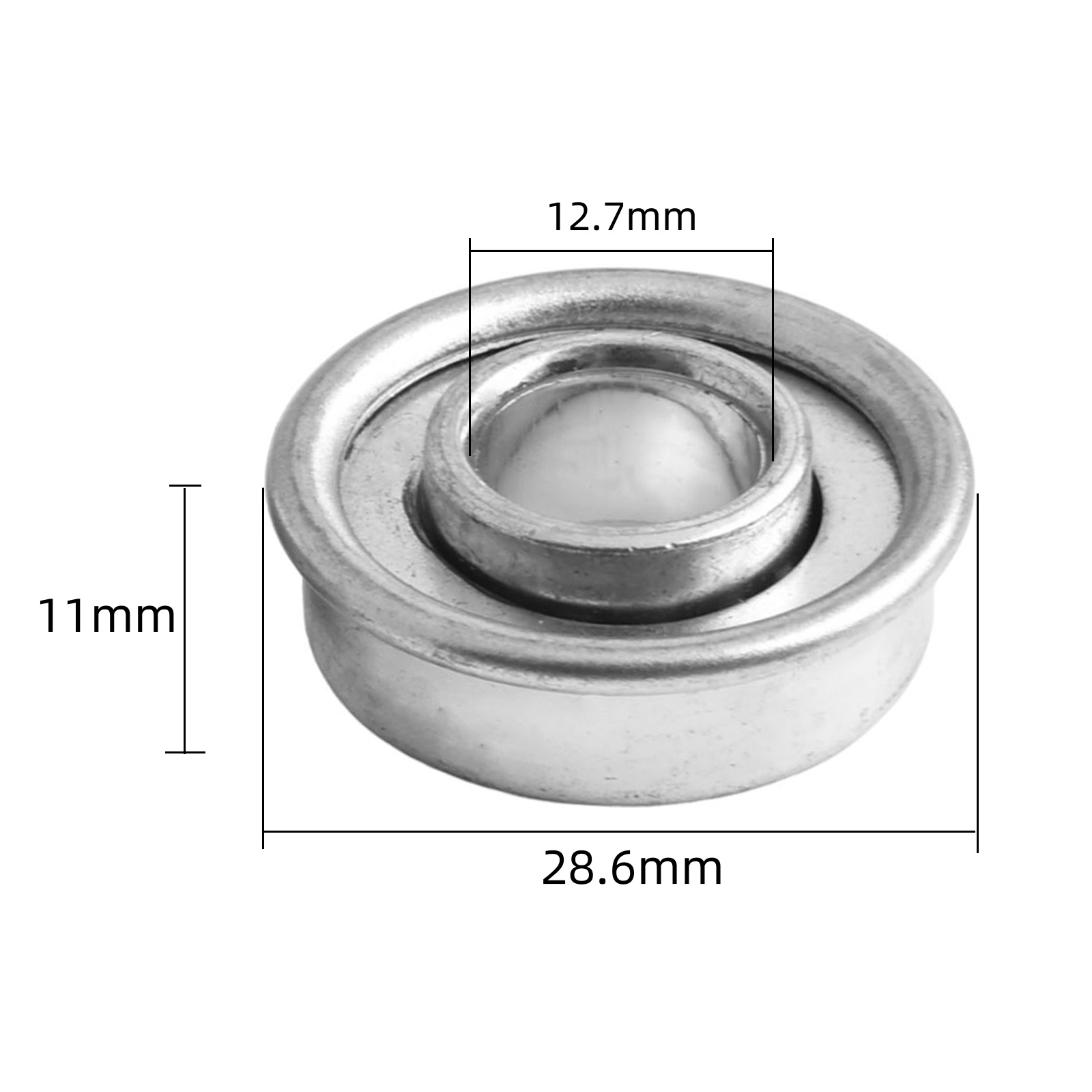 8Pcs Wheel Bearings 12.7x28.6x - Power Tools Yard recension och pris