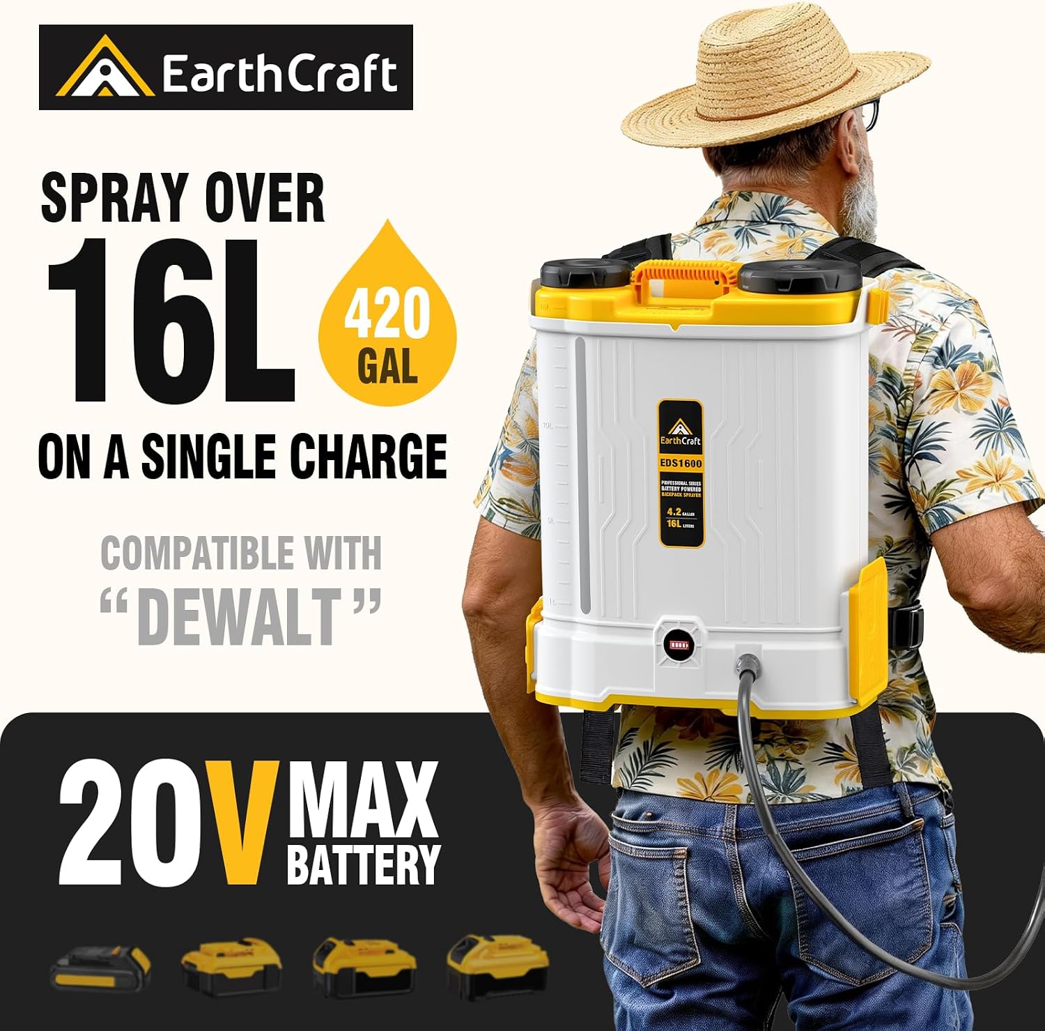 4.2 Gal Battery Powered Backpa - Power Tools Yard recension och pris