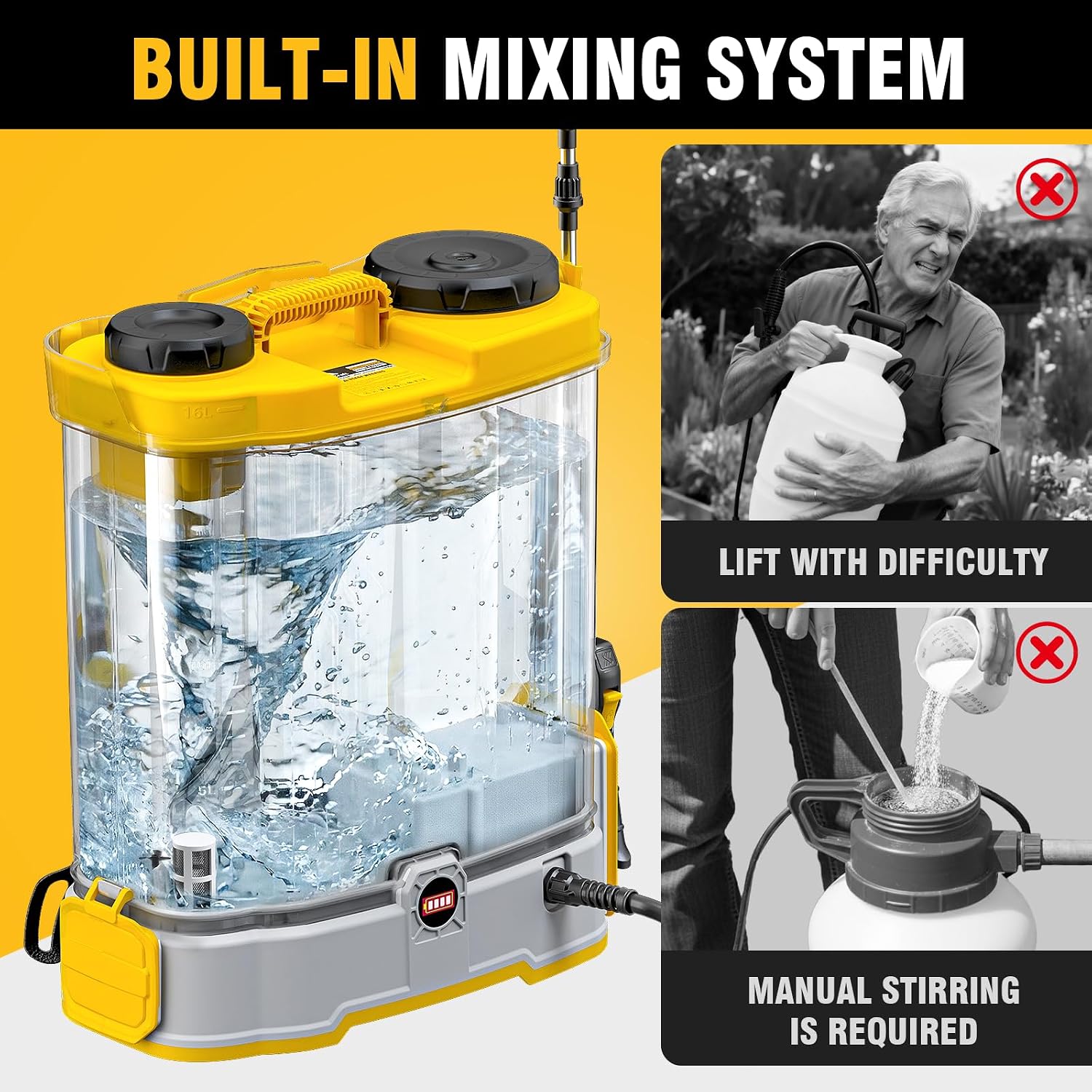 4.2 Gal Battery Powered Backpa - Power Tools Yard recension och pris