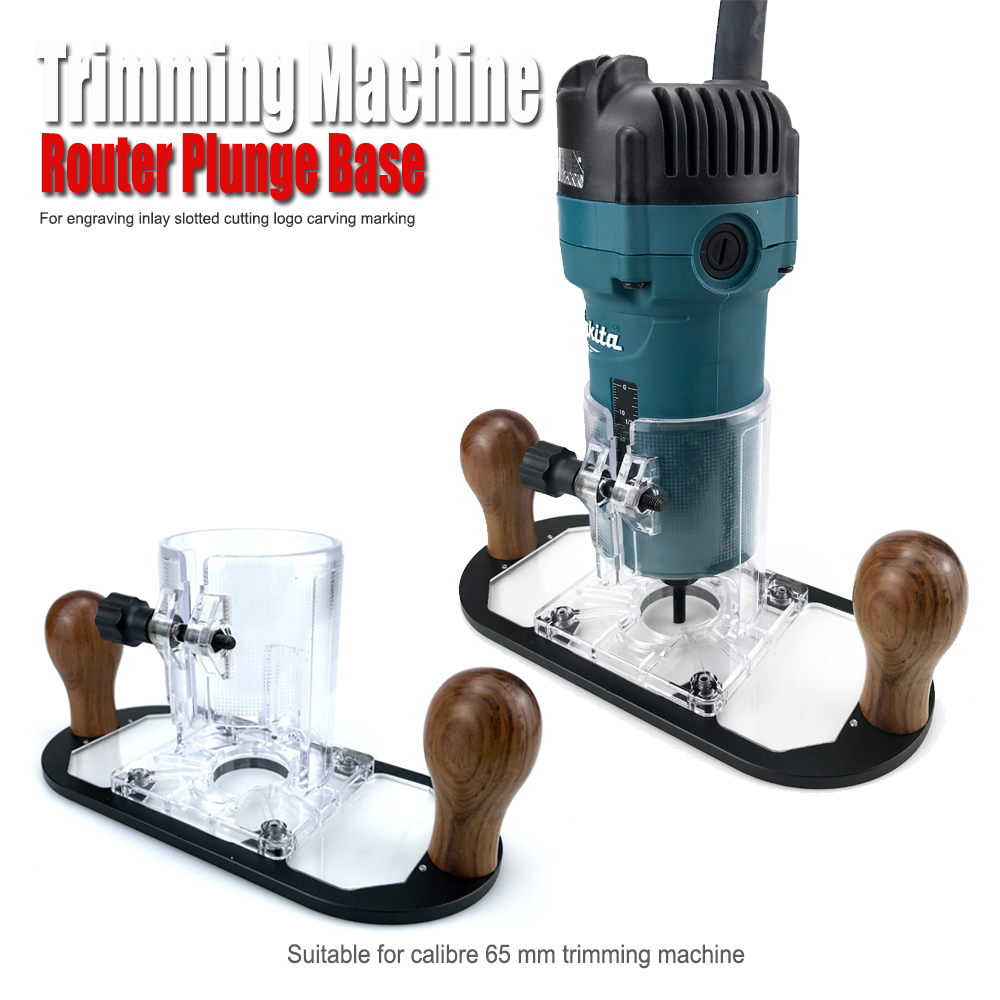 Wood Router Base for Edge Guid - Router Trim Base recension och pris